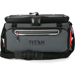 Titan by Arctic Zone Deep Freeze Cooler - Zipperless Hardbody Cooler - Deep Freeze Insulation, HardBody Liner, and SmartShelf, 48 Can
