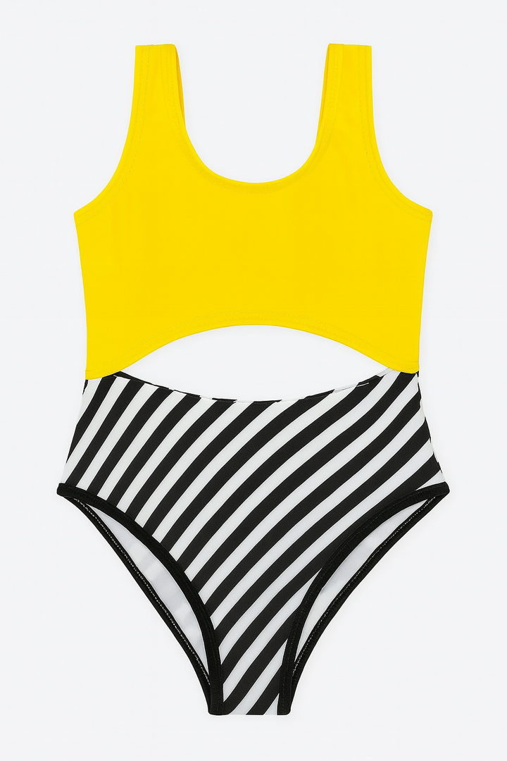 PatPat Baby Girl's One-Piece Swimsuit, 2Y