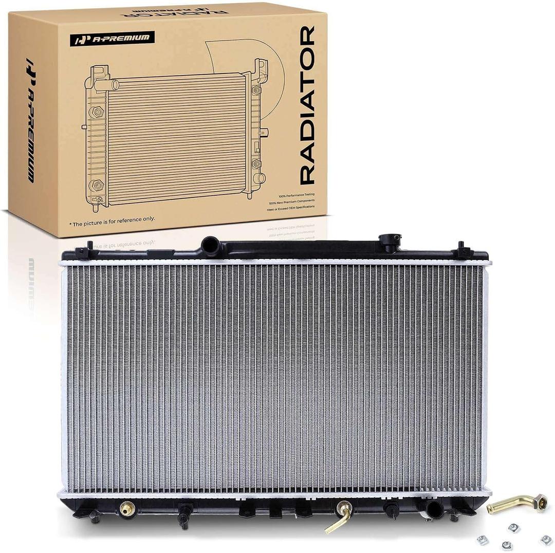 A-Premium Engine Coolant Radiator with Transmission Oil Cooler - Compatible with Toyota Camry 1997 1998 1999 2000 2001, Solara 1999 2000 2001 - L4 2.2L - Automatic Transmission