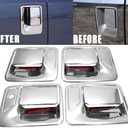Chrome Door Handle Cover Set For Ford F250 F350 F450 F550 Super Duty 1999 2000 2001 2002 2003 2004 2005 2006 2007 2008 2009 2010 2011