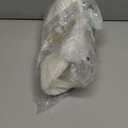 Small Woven Rope Basket-Empty Gifts Basket with Bag and Ribbons,Cute Handle Organizer Box for Birthday/Baby Shower, Toy Storage, Nursery Organizing & Shelf Decor(White)