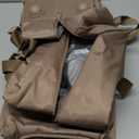 BAGSMART Rolling Duffle Bag with Wheels, Carry On Bag Duffel Bag for Travel, Wet Pocket Duffle with Wheels and Handle, Brown, 42L