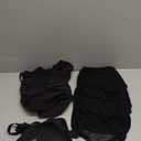 Blooming Jelly Womens High Waisted Bikini Sets Tummy Control Bathing Suit Push Up Swim Skirt Swim Suits 2026 XL, Black