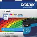 Brother LC406XLC High Yield Cyan Ink Cartridge