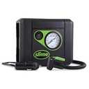 Slime 40060 Tire Inflator, Compact, Portable Car Air Compressor, Analog, Quick Connect Air Hose, Flat Tire Puncture Repair, 12V, 10 min inflation Black