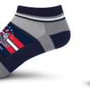 For Bare Feet Minor League Baseball Unisex For Bare Feet Milb Streak No Show Sock (Medium, Team)
