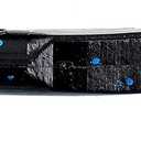 Yamamoto 5.5" Swimming Senko Soft Worm Paddle Tail Fishing Swim Bait Lures - 7 Pack (One Size, Black with Large Blue Flake)