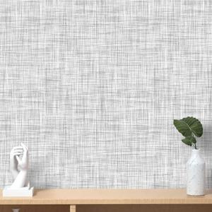 Gray Grasscloth Peel and Stick Wallpaper Texture Contact Paper 17.3"x120" Vintage Wallpaper Removable Waterproof Wall Paper for Room Walls Cabinets Furniture Drawers Desk