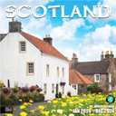 RED EMBER Select - Scotland 2026 Wall Calendar 12 Month | 12" x 24" Open | Thick & Sturdy Paper | Giftable | Scottish Castles Travel Calendar 2026