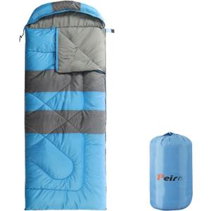 Sleeping Bags, Camping Sleeping Bag for Adults, 3 Season Warm & Cool Weather, Lightweight Waterproof Sleeping Bags for Indoor Outdoor Camping Traveling Backpacking, Pink/Blue/Black