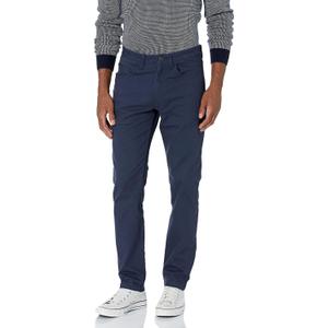 Amazon Essentials Men's 5-Pocket Comfort Stretch Chino Pants (40W x 26L, Navy)