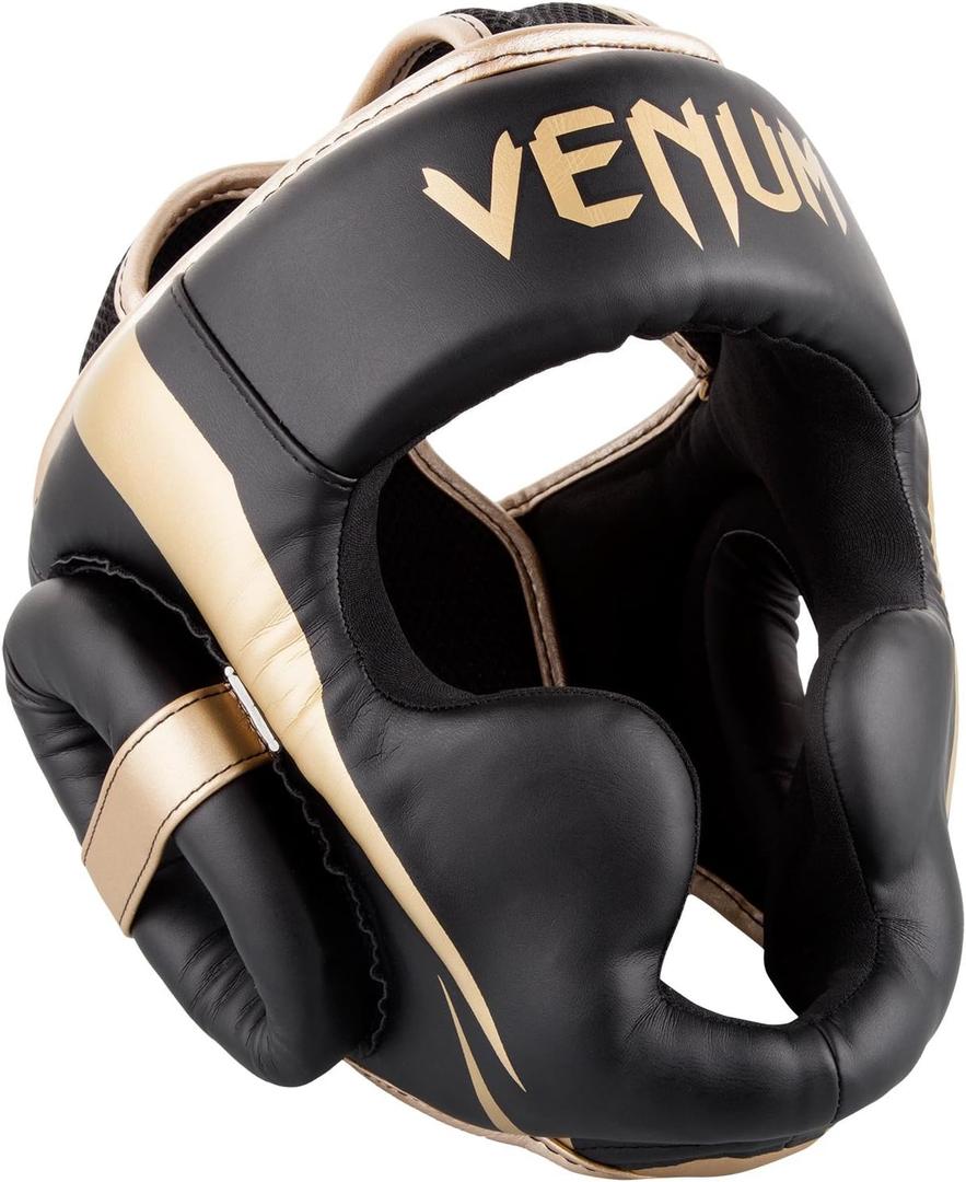 Venum Elite Headgear (One Size, Black/White)