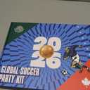 Soccer Fan Gear Set for 2026 World Tournament, Soccer Party Favors Kit with Flag,Scarf, Face Paint, Clapper, Horn&Glasses,Supporter Accessories for Game Day, Sports Event, Gift