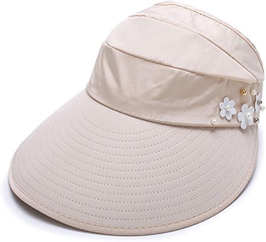 YEKEYI Sun Hats Wide Brim UV Protection Beach Packable Visor Summer Adjustable Cap