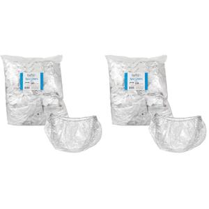 ForPro Spa Liners, Fit All Pedicure Spas, Disposable Pedicure Liners, Clear, 100-Count (Pack of 2)