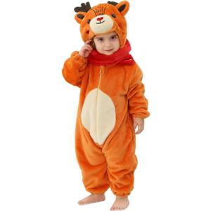 Baby Animal Costumes Toddler Halloween Dress Up Outfit (2-3T/Height 36"-39", Reindeer)