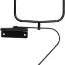 ECCPP Manual Telescopic Towing Mirror For Ford F150/Bronco (1980-1996) Black Textured Housing Replacement