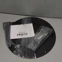 24" Wooden-Handle Fire Pit Lid for Pits up to 22", Round Metal Bonfire Pit Burner Pan Cover, Smokeless Fire Pit Cover for Fire Tables, All-Weather Resistance Outdoor Firepit Accessory