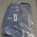 Fazortev Women's Denim Pullover Casual Button V Neck Blouse Loose Fit Long Sleeve Jean Jacket With Pocket (X-Large, Blue)