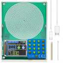 0.1Hz-200000Hz Adjustable Schumann Sine Wave Resonance Generator Ultra Low Frequency Generator Resonator Sound Frequency Machine with USB and Magnetic Acrylic Case