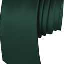 Black Ties Solid Pure Color Formal 2.35" (6CM) Slim Neckties Skinny Ties For Men (Green)