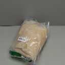 Vailge Rectangle Patio Ottoman Cover, Waterproof Outdoor Ottoman Cover with Padded Handles, Patio Side Table Cover, Heavy Duty Patio Furniture Covers (Small,Beige & Brown)