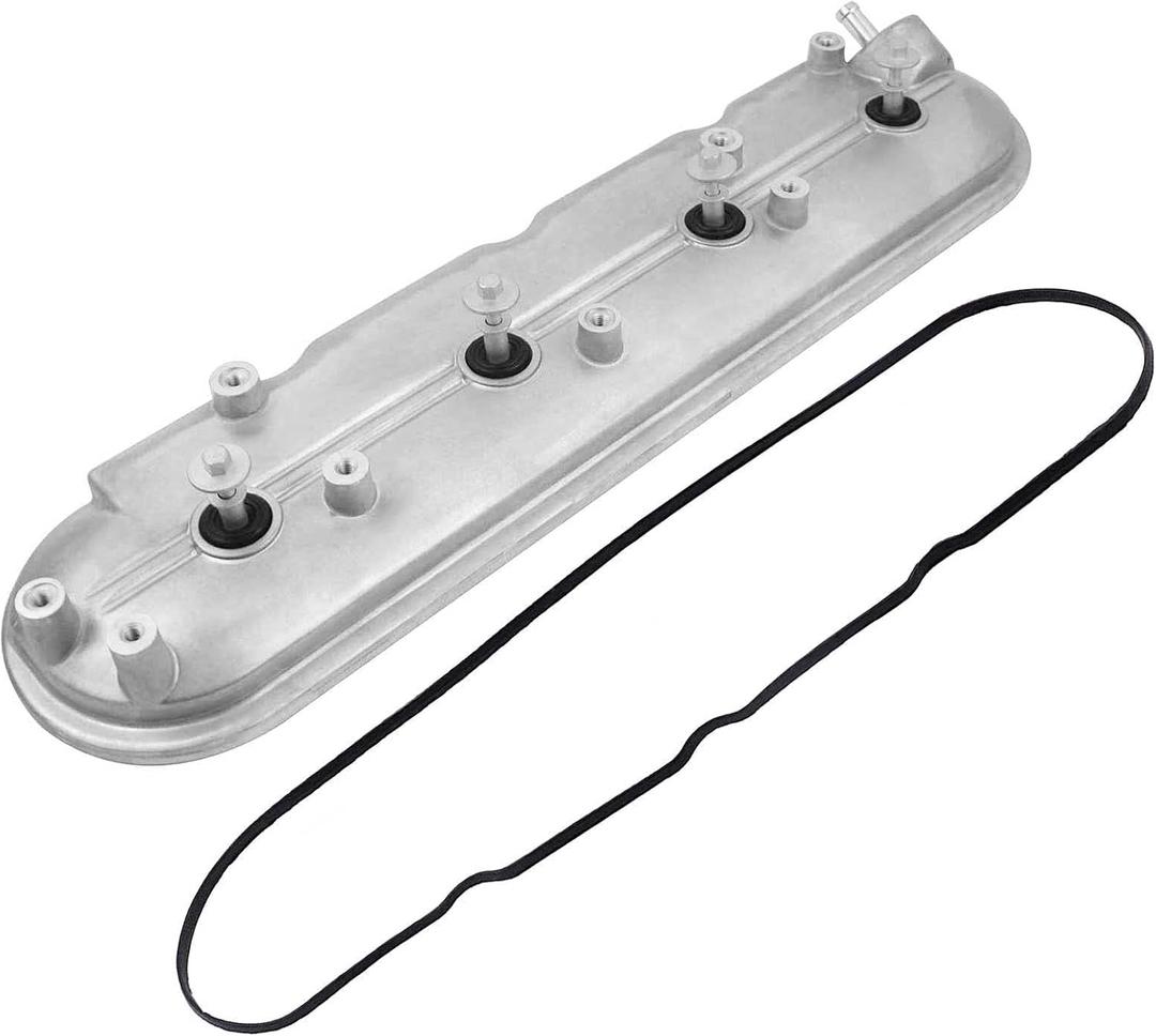 264-969 Engine Valve Cover Left Driver Side w/Gasket & Bolts Fits Chevy Silverado Suburban Tahoe Trailblazer GMC Sierra Yukon C'adillac Escalade Hummer P'ontiac G8 Replacement# 12642655