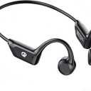 Bone Conduction Headphones, Open Ear Wireless Bluetooth 5.4 Sports Headphones, IP55 Waterproof for Running Cycling Workout, 10H Playtime