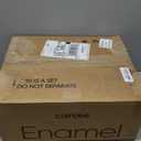 CAROTE 5QT Enameled Cast Iron Dutch Oven Pot with Lid, Heavy-Duty Dutch Oven for Sourdough Bread Baking, Braising, Stews, Roasting, Healthy & Non-Toxic, Dual Handles, All Stovetop Compatible, Oven Safe up to 500 F, White