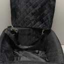 Dog Car Seat for Small Medium Dogs,Detachable Washable Dog Booster Seat Under 30lbs, Pet Car Seat Travel Bed with Storage Pockets and Dog Safety Belt (Black)