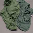 GOTS 100% Organic Bassinet Sheets - Luxurious Turkish Cotton for Halo, SNOO, Dream on Me Karley & Lacy, Delta Children and Simmons Kids City Sleeper Oval or Rectangle Bassinet Bed Pads or Mattresses (Forest Green + Sage Green)