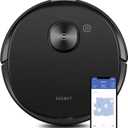 ECOVACS Deebot T8 AIVI Robot Vacuum Cleaner For Floors,Carpet, Vacumming and Mopping in One-Go, Laser Mapping, Smart AI Object Recognition, On-Demand Live Video, Custom Clean, 3+ Hours of Runtime