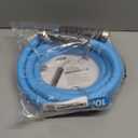 Camco EVOFlex 10-Ft RV Drinking Water Hose - Features Extra Flexible Design w/Stainless Steel Strain Relief Ends - Lead-Free, BPA-Free and Phthalate-Free - 5/8” Inside Diameter (22592)