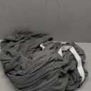 H.VERSAILTEX Armless Futon Cover Stretch Sofa Bed Slipcover Protector Elastic Feature Rich Textured High Spandex Small Checks Jacquard Fabric Futon Cover, Machine Washable, Gray