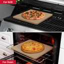 Unicook 15 x 15 Inch Square Cordierite Pizza Stone for Oven Grill, 8 Lbs