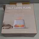 2-in-1 Ultrasonic Aromatherapy Diffuser: Essential Oil Diffuser & Himalayan Salt Lamp, Quiet Scent Diffusers for Home with Cool Mist and Timer Settings