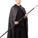 Spooktacular Creations Walking Cane Costume, Vintage Staff Prop Stick Accessories for Dress Canes, Party Costume for Adults and Kids (Black)