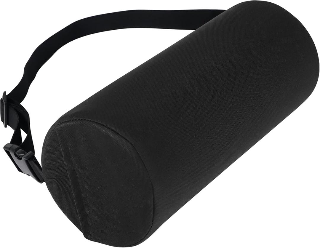 Lumbar Pillow, Lumbar Support Pillow for Office Chair & Car, Have Ajustiable Strap & Washable Cover, 11 Inch Lower Back Support for Office chair, Car, Bed Back Pain Relief & Posture Correction