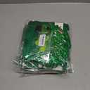 4 x Green Glitter Happy St Patricks Day Banner and Shamrock Garland, Saint Patricks Day Shamrock Clover Garland Banner Decorations for Happy Saint Patrick's Day Banner Decorations