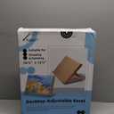 Adjustable Wood Tabletop Easels for Painting and Drawing Supplies - Portable Drafting Table & Art Stand, 5-Position Desk Easel with Smooth Art Board for Studio Sketching (16.5" x 12.5")