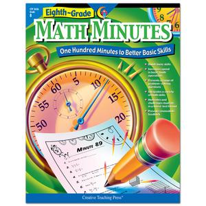 Creative Teaching Press Eighth-Grade Math Minutes Book