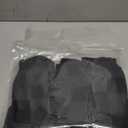 Buttons & Pleats Wool Socks for Men & Women Merino Thermal Warm Cozy Winter Boot Sock (Medium-Large, E55-black (3 Pairs))