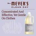 MRS. MEYER'S CLEAN DAY Liquid Laundry Detergent, Cruelty Free, Lavender Scent, 64 oz- Pack of 2