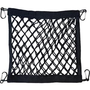 Helmet Holder for Backpack, Could be Used as Cover and Container, 4 Sides Elastic Bands, Comes with 4 Carabiners, Carrying Your Helmet in an Elegant Way