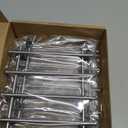 Hicarer 4 Pcs Stainless Steel Trivet for Hot Pots and Pans 7''x 7''heat & Rust-resistant Rubber Anti-slip Feet Cast Iron Racks for Tables Protects Surfaces from Hot Pads Cooking and Baking Pans Holder