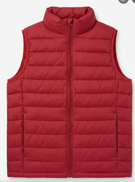 Amazon Essentials Red Puffer Vest, S