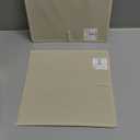 DECOMOMO Storage Bins, Cube Storage Bin with Labels, Fabric Storage Cubes for Shelves (10.5" x 11" / 6pcs, Beige)