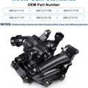 JDMON Compatible with Engine Water Pump Assembly Volkswagen VW Beetle Jetta 2013 2014 2015 2016 13 14 15 16 Replaces# 06K121111P 06K121011B