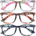 CCVOO Reading Glasses for Women/Men, Eyeglasses, Blue Light Readers for Women/Men, Computer Eye Glasses, Cheaters +2.0
