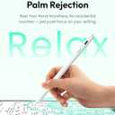 Metapen Pencil Air8 for Apple iPad 2018-2026, 10 Min Faster Charge, Palm Rejection Stylus Pen for iPad a16/11/10/9/8/7/6th Gen, Pro 12.9/11/13-inch M4, Air 3/4/5/M2/M3/M4, Mini 5/6th